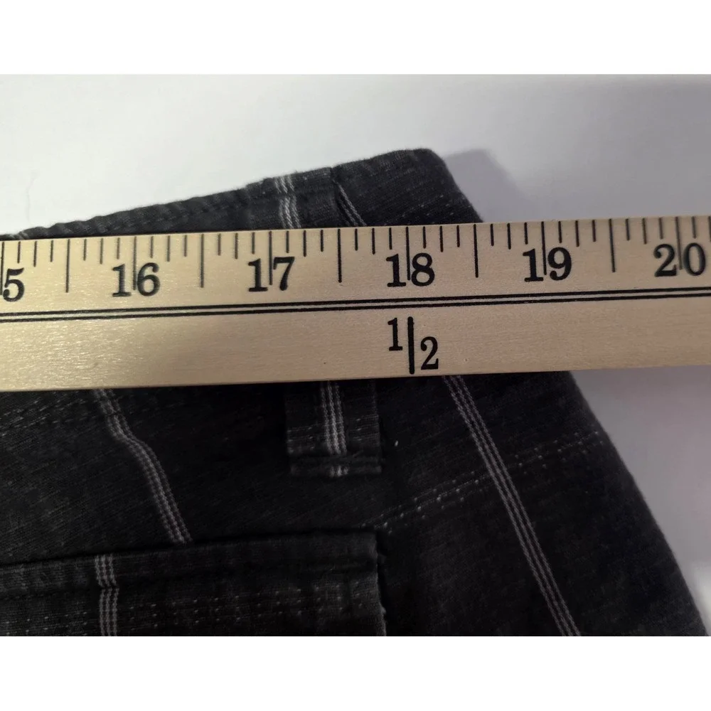The‎ North Face Mens Size 38 Gray Plaid Cargo Shorts